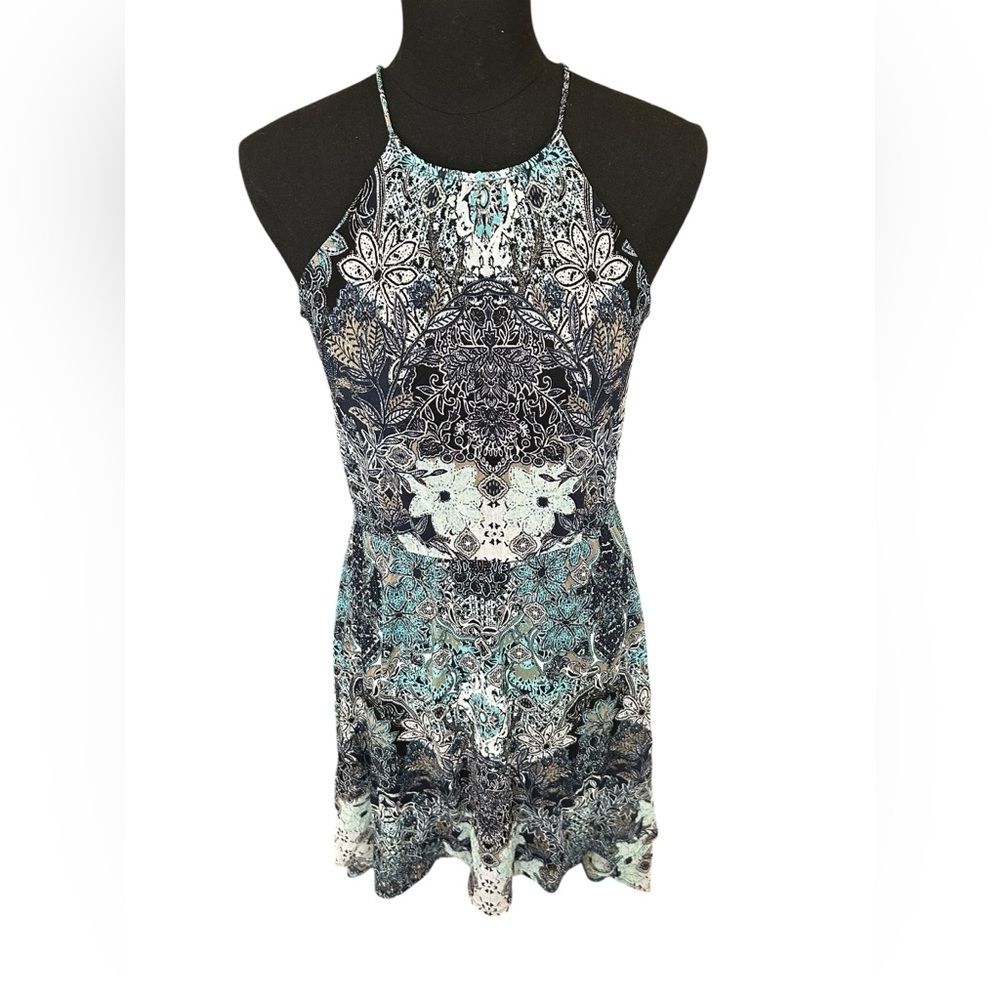 New York & Company High Low Boho Dress Size Small